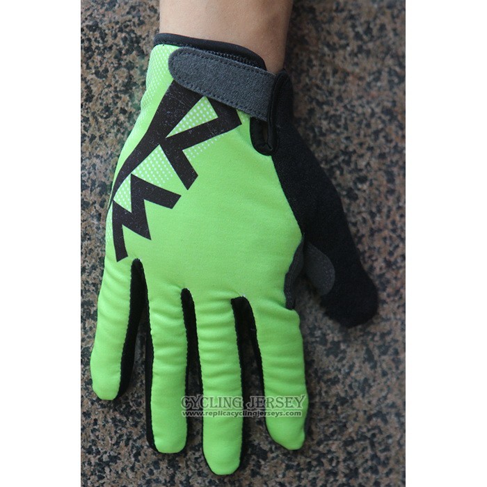 2020 Northwave Full Finger Gloves Cycling Black Green